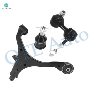 Set of 3 Front Right Lower Control Arm-Sway Bar Link-Suspension Ball Joint For 2002-2004 Honda CR-V