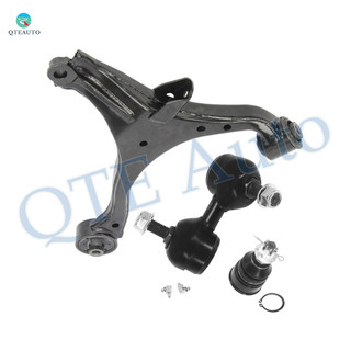 Set of 3 Front Right Lower Control Arm-Sway Bar Link-Suspension Ball Joint For 2001-2005 Honda Civic