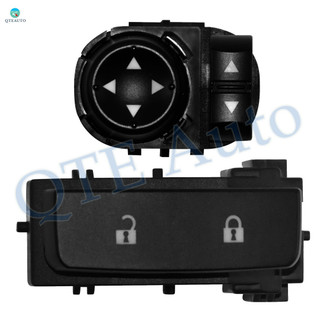 Front Left Power Mirror Switch-Door Lock Switch For 2007-2013 GMC Sierra 1500