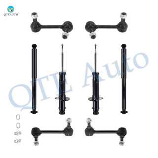 Set of 8 Front Sway Bar Link-Suspension Strut Assembly-Rear Sway Bar Link-Shock Absorber For 2004-2006 Chevrolet Trailblazer EXT