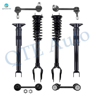 Set of 8 Front Sway Bar Link-Quick Complete Strut-Coil Spring Assembly-Rear Sway Bar Link-Complete Shock Absorber Kit For 2011-2015 Dodge Durango