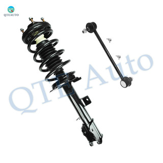 Front Left Sway Bar Link-Quick Complete Strut-Coil Spring Assembly For 2001-2004 Ford Escape L4 2.0L