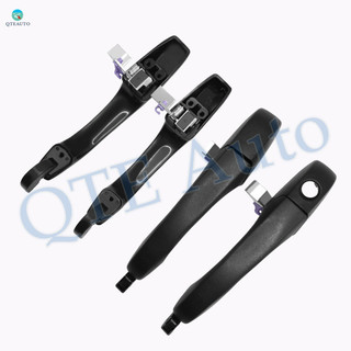 Set of 4 Front-Rear Left Right Exterior Door Handle For 2007-2017 Jeep Compass