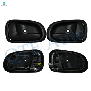 Set of 4 Front-Rear Left-Right Side Black Interior Door Handle For 1991-1998 Toyota Corolla