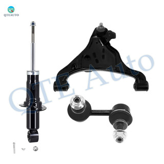 Set of 3 Front Right Lower Control Arm Ball Joint-Sway Bar Link-Suspension Strut Assembly For 2005-2020 Nissan Frontier