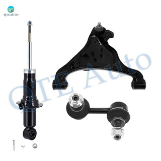 Set 3 Front Right Lower Control Arm Ball Joint-Sway Bar Link-Suspension Strut Assembly For 2005-2020 Nissan Frontier
