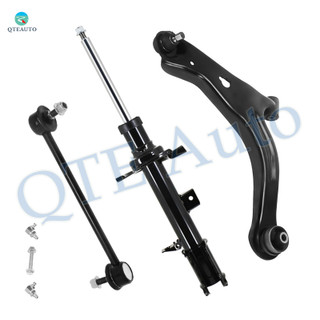 Set 3 Front Left Lower Control Arm Ball Joint-Sway Bar Link-Suspension Strut Assembly For 2001-2004 Mazda Tribute