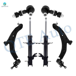 Set of 6 Front Lower Control Arm Ball Joint-Sway Bar Link-Suspension Strut Assembly For 2002-2006 Nissan Sentra