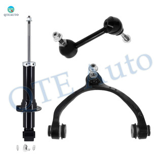 Set of 3 Front Right Upper Control Arm Ball Joint-Sway Bar Link-Suspension Strut Assembly For 2003-2011 Mercury Grand Marquis Police Package