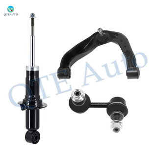 Set of 3 Front Right Upper Control Arm Ball Joint-Sway Bar Link-Suspension Strut Assembly For 2005-2012 Nissan Pathfinder