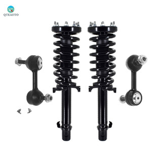 Set of 4 Front Sway Bar Link-Quick Complete Strut-Coil Spring Assembly For 2012-2015 Honda Crosstour