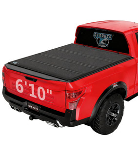 Hard Tri-Fold Flip Bed Cover For 2008-2016 Ford F-250 Super Duty, 2008-2016 Ford F-350 Super Duty 6'10" Bed