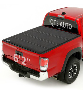 Hard Tri-Fold Flip Cover For 2016-2023 Toyota Tacoma 6'2" (74") Bed