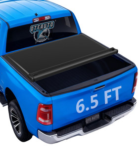 Soft Roll Up Bed Cover For 2015 2024 Ford F-150 6.5 Ft (78") Bed