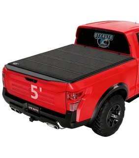Hard Quad-Fold Flip Bed Cover To 2005-2015 Toyota Tacoma 5' (60") Bed