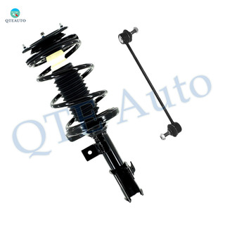 Front Right Sway Bar Link-Quick Complete Strut-Coil Spring Assembly For 2004-2007 Suzuki Aerio