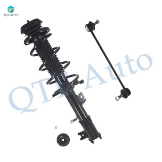 Front Left Sway Bar Link-Quick Complete Strut-Coil Spring Assembly For 2008-2013 Suzuki SX4