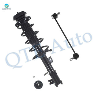 Front Left Sway Bar Link-Quick Complete Strut-Coil Spring Assembly For 2007-2013 Suzuki SX4