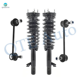 Set of 4 Front Sway Bar Link-Quick Complete Strut-Coil Spring Assembly For 2009-2013 Mazda 6 L4 2.5L