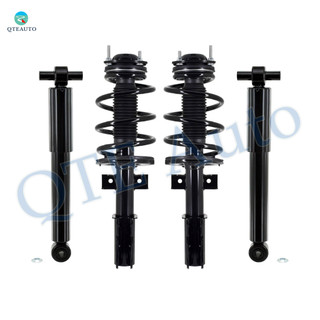 Set 4 Front Quick Complete Strut-Coil Spring-Rear Shock Replacement For 2008-2012 Buick Enclave, 2009-2012 Chevrolet Traverse, 2007-2012 GMC Acadia, 2007-2010 Saturn Outlook