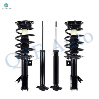 Set 4 Front Quick Complete Strut - Rear Shock Replacement For 2013 - 2020 Ford Fusion