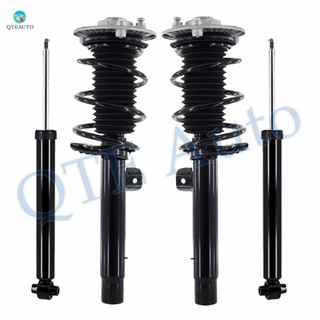 Front Quick Strut-Rear Shock Replacement For 2013-2015 BMW 320I, 2012-2015 BMW 335I, 2016-2018 BMW 340I, 2013 2014 BMW Activehybrid 3, 2014 2015 BMW 428I/435I, 2012-2016 BMW 328I