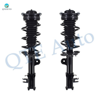 Pair of 2 Front Left-Right Quick Complete Strut-Coil Spring Assembly Replacement For 2017-2021 Jeep Compass 6 Speed Transmission