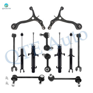 Set of 12 Front Lower Control Arm-Sway Bar Link-Suspension Strut Assembly-Rear Lower Rearward Control Arm-Sway Bar Link-Suspension Strut Assembly For 2010-2014 Acura TSX