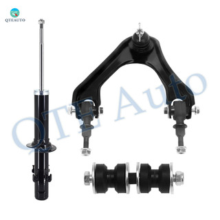 Set of 3 Front Left Upper Control Arm Ball Joint-Sway Bar Link-Suspension Strut Assembly For 1997-1999 Acura CL