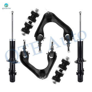 Set of 6 Front Upper Control Arm Ball Joint-Sway Bar Link-Suspension Strut Assembly For 1990-1993 Honda Accord