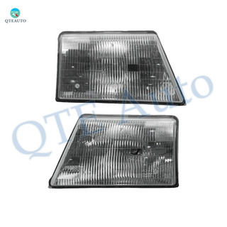 Pair of 2 Front Left-Right Headlights Assembly For 1998-2000 Ford Ranger