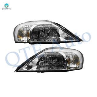 Pair of 2 Front Left-Right Headlights Assembly For 2000-2002 Mercury Sable
