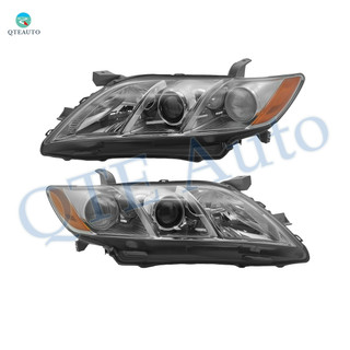 Pair of 2 Front Left-Right Headlights Assembly For 2007-2009 Toyota Camry