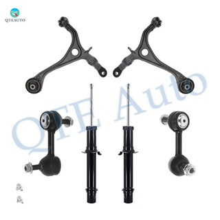 Set of 6 Front Lower Control Arm-Sway Bar Link-Suspension Strut Assembly For 2004-2008 Acura TSX