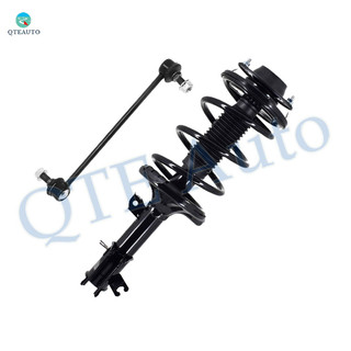 Front Right Sway Bar Link-Quick Complete Strut-Coil Spring Assembly For 2004-2006 Hyundai Santa FE