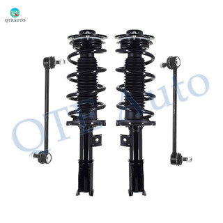 Set of 4 Front Sway Bar Link-Quick Complete Strut-Coil Spring Assembly For 2012 Chevrolet Captiva Sport