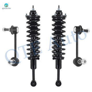 Set of 4 Front Sway Bar Link-Quick Complete Strut-Coil Spring Assembly For 2007-2009 Toyota FJ Cruiser