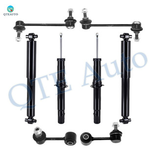 Set of 8 Front Sway Bar Link-Suspension Strut Assembly-Rear Sway Bar Link-Shock Absorber For 2010-2012 Lincoln MKZ