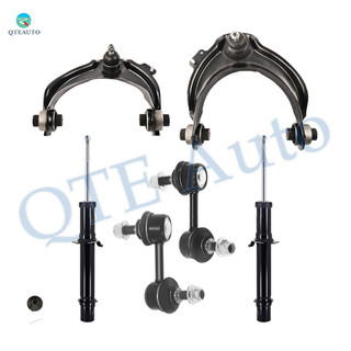 Set of 6 Front Upper Control Arm Ball Joint-Sway Bar Link-Suspension Strut Assembly For 2003-2007 Honda Accord