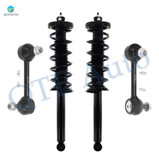 Set of 4 Rear Sway Bar Link-Quick Complete Strut-Coil Spring Assembly For 2004-2008 Acura TSX