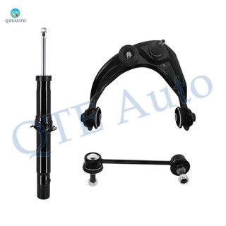 Set of 3 Front Left Upper Control Arm Ball Joint-Sway Bar Link-Suspension Strut Assembly For 2010 Ford Fusion