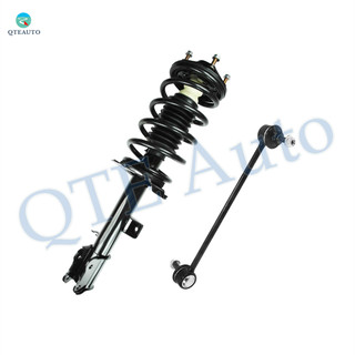 Front Left Sway Bar Link-Quick Complete Strut-Coil Spring Assembly For 2005-2012 Ford Escape L4
