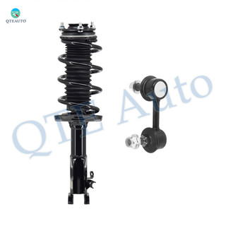 Front Left Sway Bar Link-Quick Complete Strut-Coil Spring Assembly For 2006-2011 Honda Civic L4 1.8L