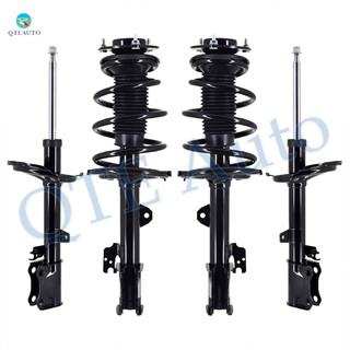 Set of 4 Front Quick Complete Strut-Coil Spring-Rear Strut For 2009-2012 Toyota Venza FWD