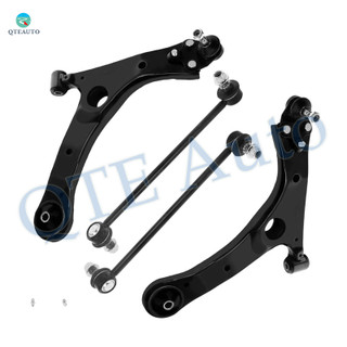 Set of 4 Front Lower Control Arm Ball Joint-Sway Bar Link For 2014-2019 Toyota Corolla