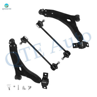 Set of 4 Front Lower Control Arm Ball Joint-Sway Bar Link For 2000-2004 Ford Focus