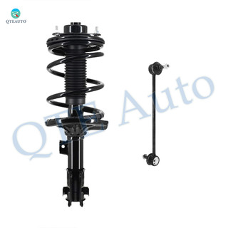 Front Right Sway Bar Link-Quick Complete Strut-Coil Spring Assembly For 2004-2009 Mitsubishi Galant