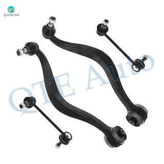 Set of 4 Front Lower Rearward Control Arm Ball Joint-Sway Bar Link For 2003-2008 Mazda 6