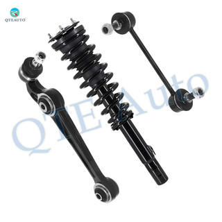 Set of 3 Front Left Lower Forward Control Arm Ball Joint-Sway Bar Link-Quick Complete Strut-Coil Spring Assembly For 2003-2007 Mazda 6 S
