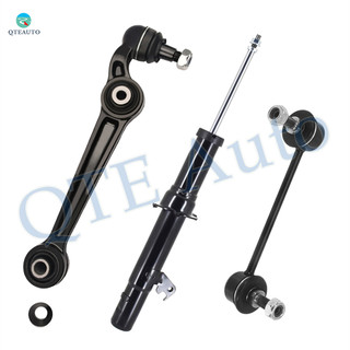 Set of 3 Front Left Lower Forward Control Arm Ball Joint-Sway Bar Link-Suspension Strut Assembly For 2008 Mazda 6